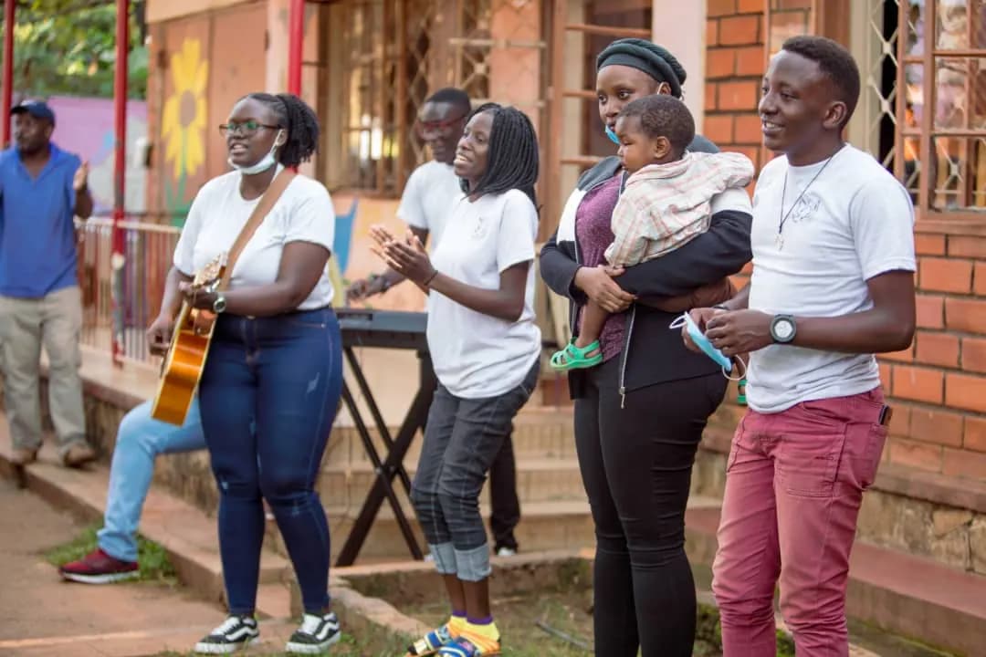 Beautiful Ones visit to Agape Babies Home archive moment 4