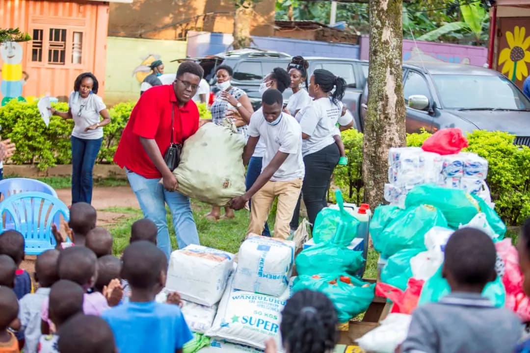 Beautiful Ones visit to Agape Babies Home archive moment 5