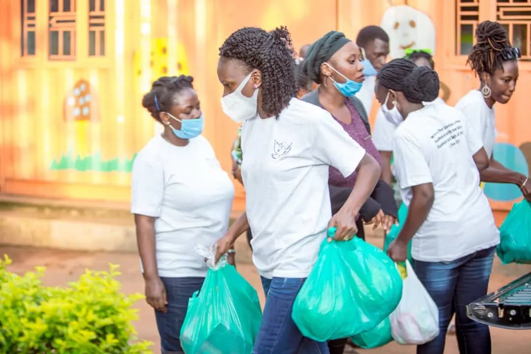 Beautiful Ones visit to Agape Babies Home archive moment 6
