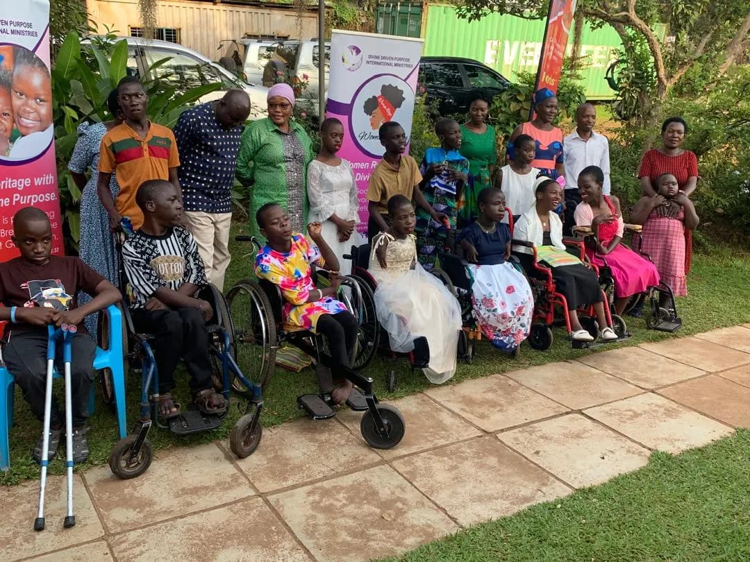 Visit to Kampala School for the Physically Handicapped archive moment 2