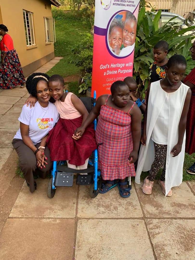 Visit to Kampala School for the Physically Handicapped moment 8
