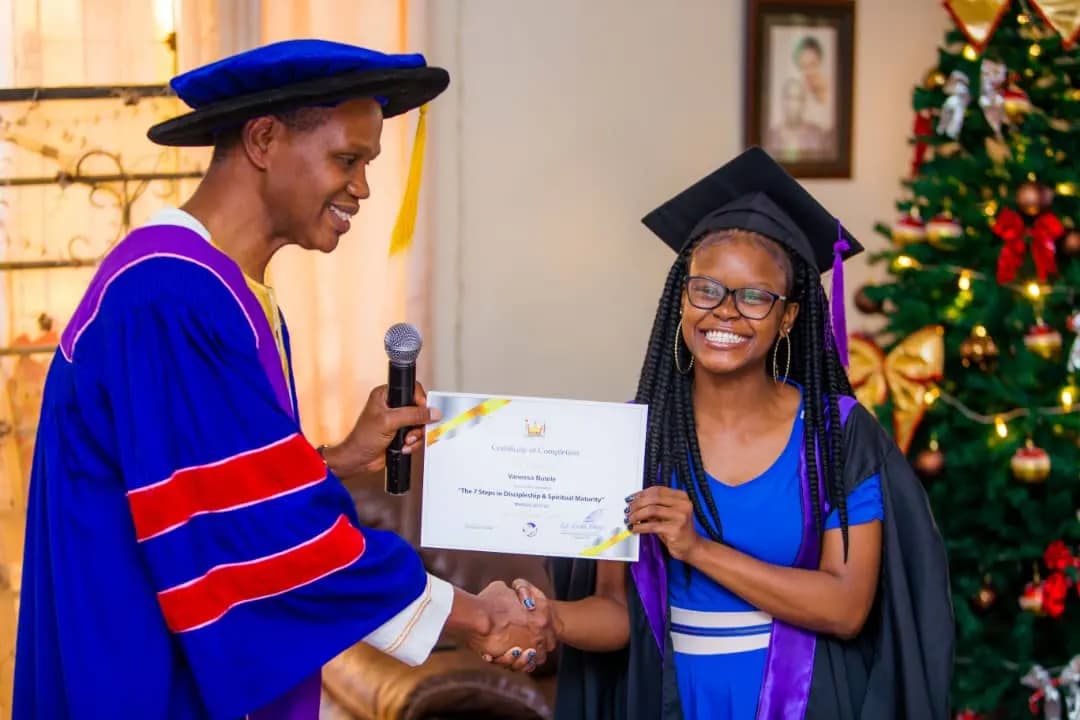 Workers discipleship graduation moment 12