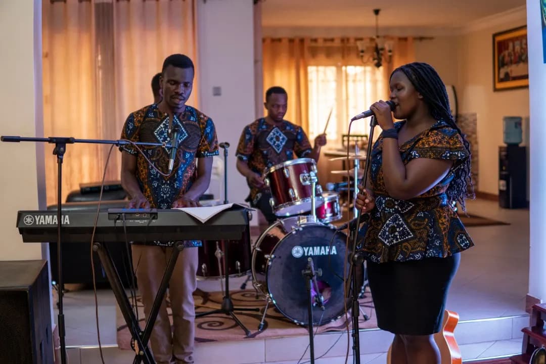 Worship moment at the House of Prayer 2