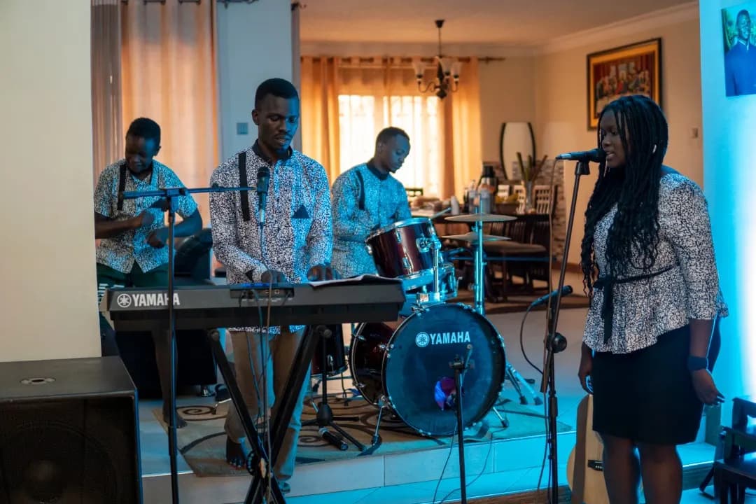 Worship moment at the House of Prayer 4