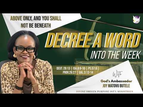 Above Only & You Shall not be Beneath | Deuteronomy 28:13